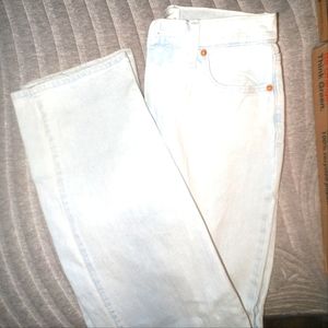 White washed jean